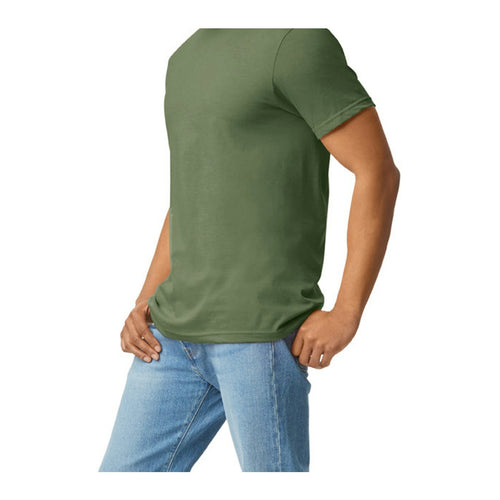 Men's Combed Cotton-Blend T-Shirt - Cactus Green 2