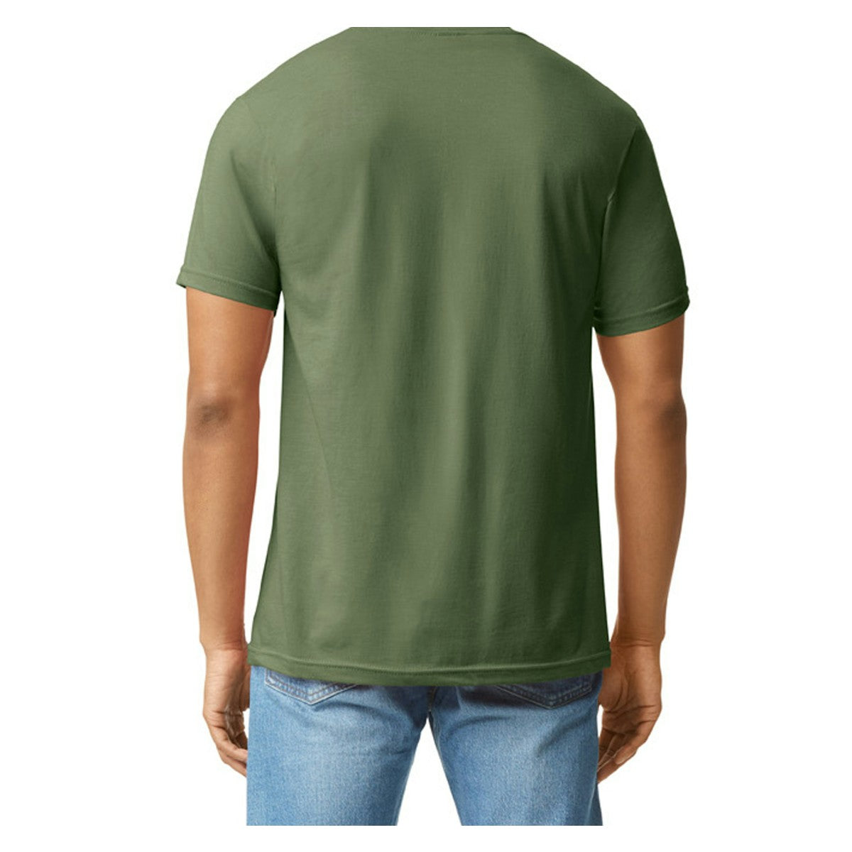 Men's Combed Cotton-Blend T-Shirt - Cactus Green 3