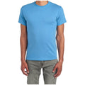 Men's Cotton-Blend T-Shirt - Columbia Blue
