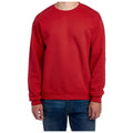 Men's Cotton-Blend Crew-Neck Sweatshirt - True Red