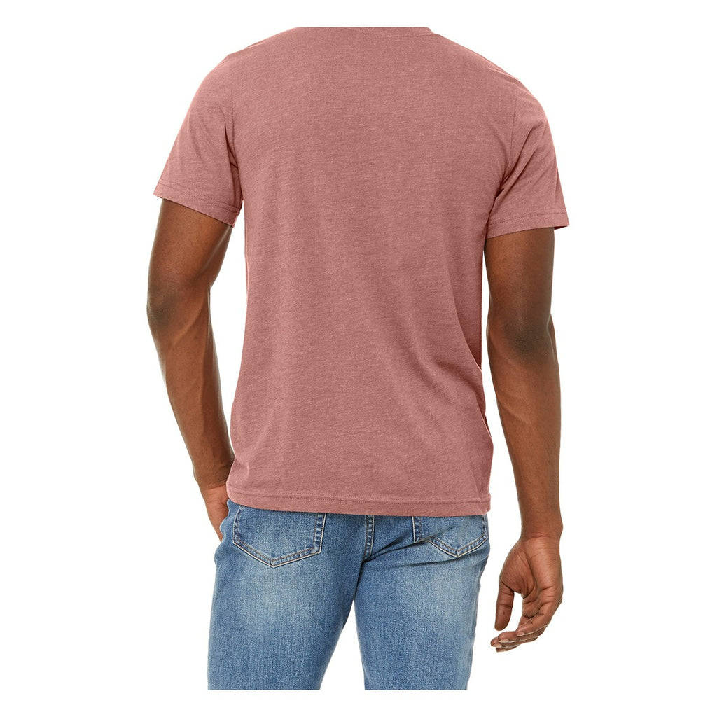 Men's Sueded Cotton-Blend T-Shirt - Heather Mauve 3