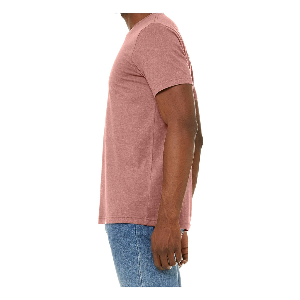 Men's Sueded Cotton-Blend T-Shirt - Heather Mauve 2