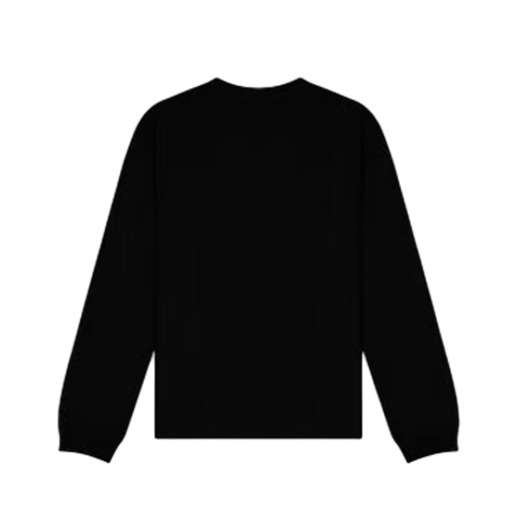 Men's Relaxed Heavyweight Cotton Long-Sleeve T-Shirt - Black