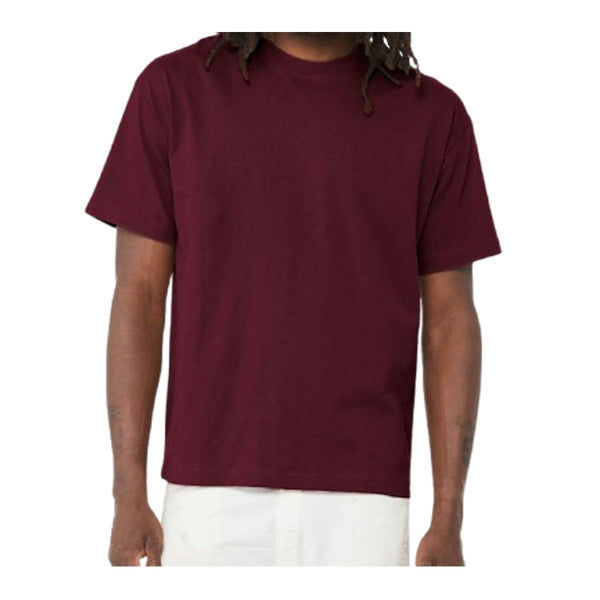 Men's Heavyweight Cotton Street T-Shirt - Maroon